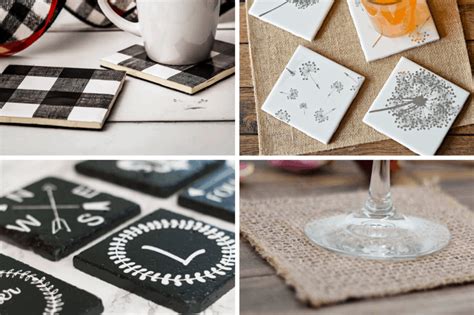 Over 35 Easy Diy Drink Coasters To T Or Keep A Home To Grow Old In