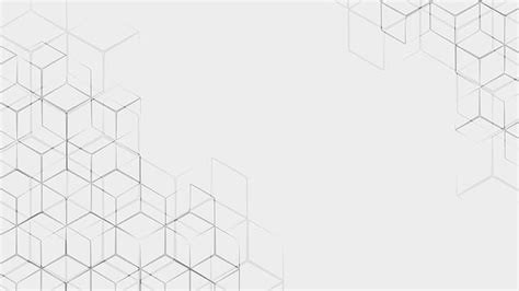Hd Wallpaper Abstract White Pattern Cube Square Minimalism