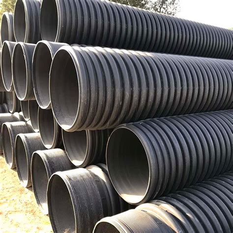 Drainage System Hdpe Sn8 Double Wall Corrugated Pipe China Plastic