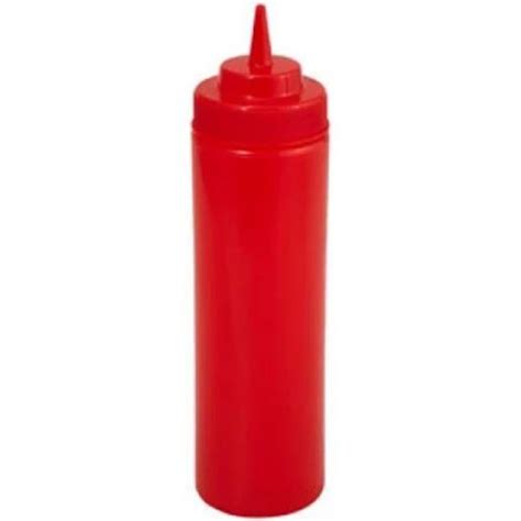 12 Oz Red Squeeze Bottle Jrj Food Equipment