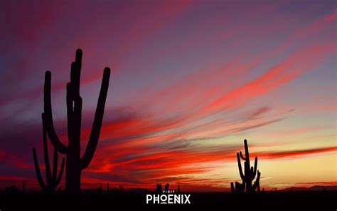 Download Sunsets Over Phoenix Arizona Wallpaper