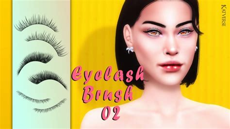 Eyelash Brushes 02 At Katverse Sims 4 Updates