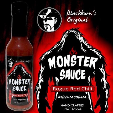 Blackburns Monstro Bizarro Monster Sauce Rogue Red Chili Hot Sauce