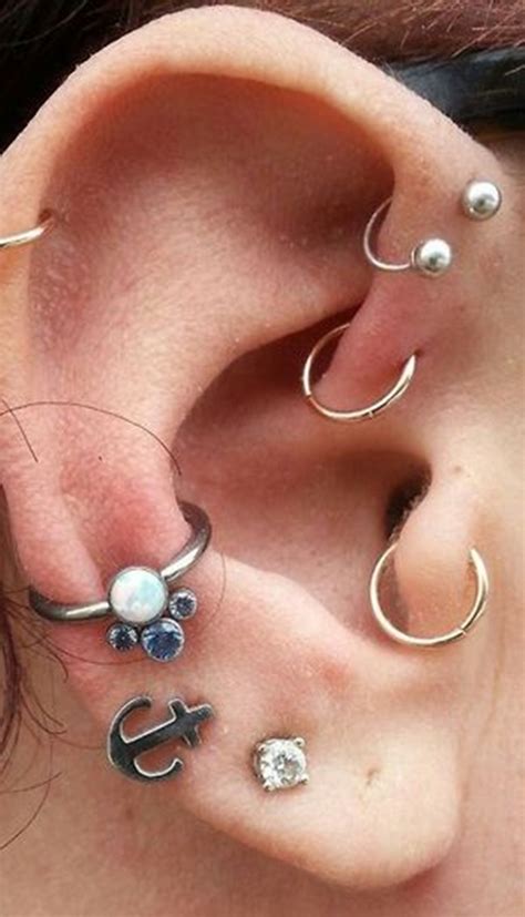 Then there's the outer conch piercing, which allows a ring to go around the outer edge of the ear's cartilage (hello, hoop earrings). 80+ Inner and Outer Conch Piercing Ideas You Can't go ...