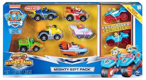 Paw Patrol Mighty Pups Super Paws True Metal Chase Zuma Rubble