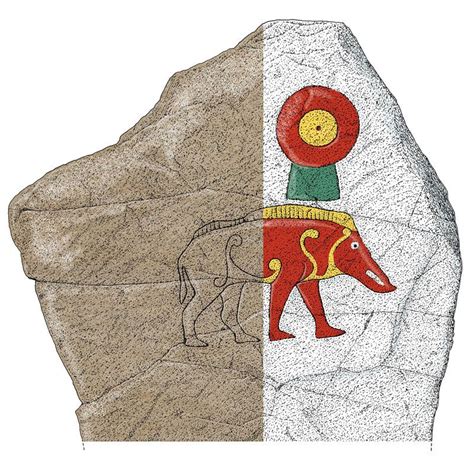 Scotland S Carved Pictish Stones Re Imagined In Colour BBC News
