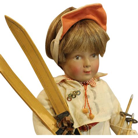 Very Rare German Olympic Skier Doll - Mystery Maker | German dolls, Dolls, German olympics