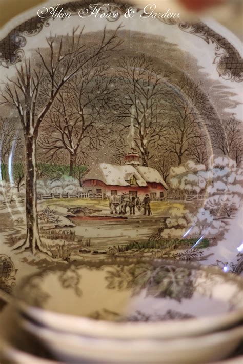 Maybe you would like to learn more about one of these? Johnson Brothers-Friendly Village | Christmas dinnerware ...
