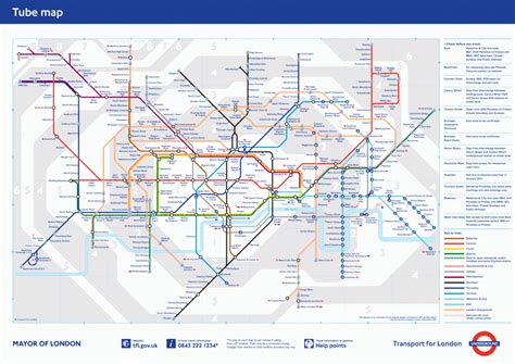 London Tube Map Visually Central London Tube Map Printable