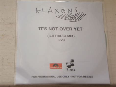 Klaxons Its Not Over Yet 2007 Cdr Discogs