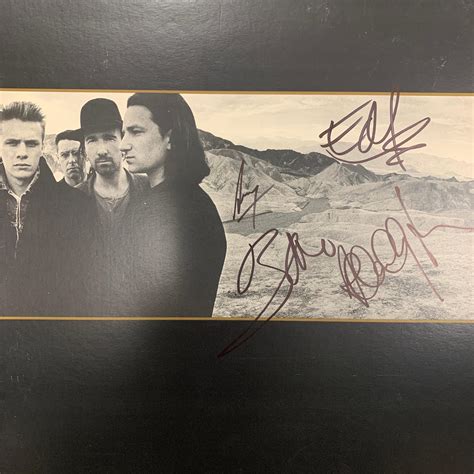 U2 Joshua Tree Signed Album