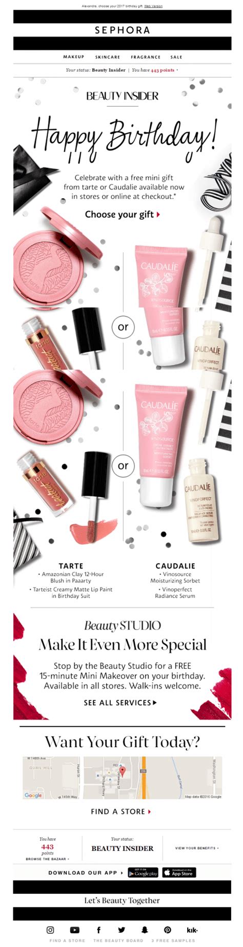 Amazon.com gift card in a birthday gift box (various designs). Birthday Emails - Recognizing Your Subscribers on Their ...