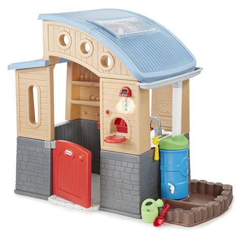 The toy restore replacement stickers spare decals kit fits little tikes custom cozy truck with eyes on dash boy green camo. LITTLE TIKES GO GREEN PLAYHOUSE - The Toy Insider