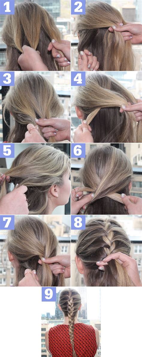 How To French Braid In 9 Easy Steps French Braid Hair Video Tutorial