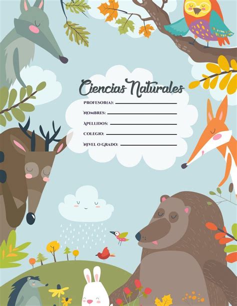 20 Caratulas De Ciencias Naturales 【🌱 Gratis】 D6f Caratulas De