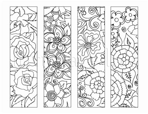 Color Your Own Bookmark Free Printable