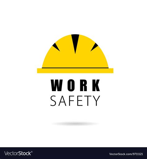 Worker Hat Safety Icon Royalty Free Vector Image