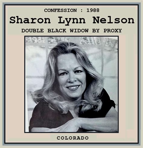 Unknown Gender History Sharon Lynn Nelson Double Black Widow Colorado