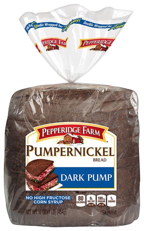 Gluten free bread for the oven that's soft? Pepperidge Farm Pumpernickel Bread ... in 2020 | Low ...