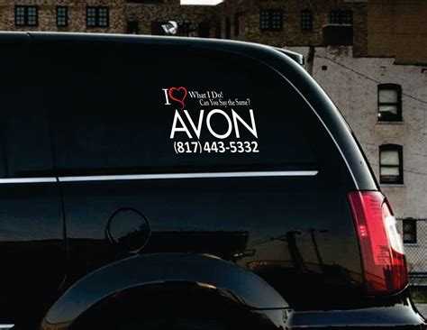 Avon Sign Here Is A Smaller Avon Car Sign That Could Help You Get