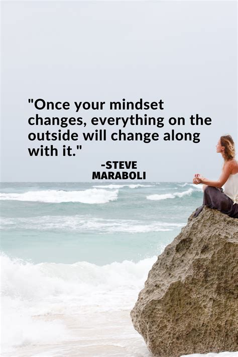 Once Your Mindset Changes Everything On The Outside Will Change Along