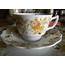 Sage Brown Ish Green Transferware Tea Cup Teacup And Saucer Hand Paint