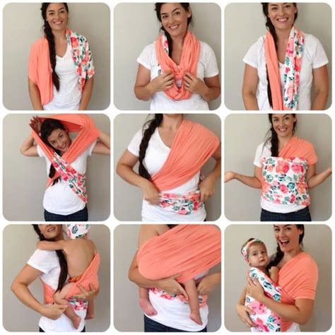 Baby Wrap Carrier Stretchy Baby Carrier Infant Carrier Etsy Diy
