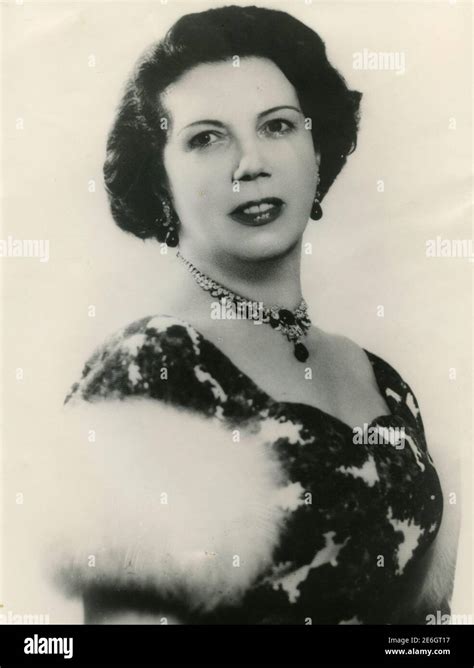 Italian Opera Singer Gianna Pederzini 1940s Stock Photo Alamy