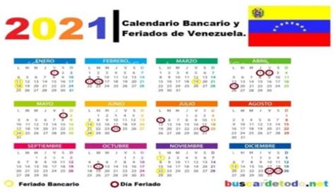 Este Es El Calendario De Días Feriados En Venezuela Para 2021 El Pitazo