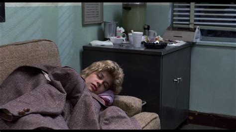 Sarah Connor Played By Linda Hamilton Sleeps On A Comfy Couch