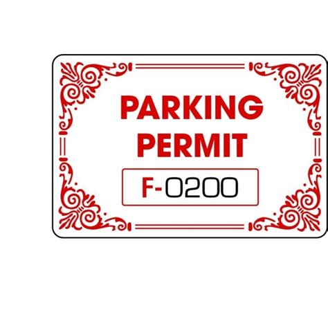 Parking Permit Window Stickers Blue 3 X 2 Package Of 100 Hd Supply