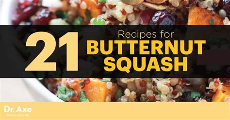 21 Butternut Squash Recipes to Make Now! - Dr. Axe