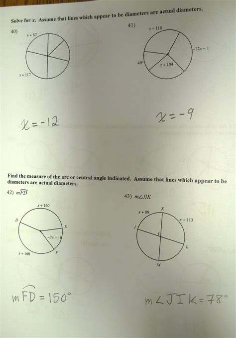Unit 7 polygons quadrilaterals page 1 line 17qq com : Unit 10 Test Circles Answer Key Gina Wilson + My PDF ...