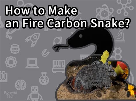 How To Make An Fire Carbon Snake Cool Science Experiments Amazing