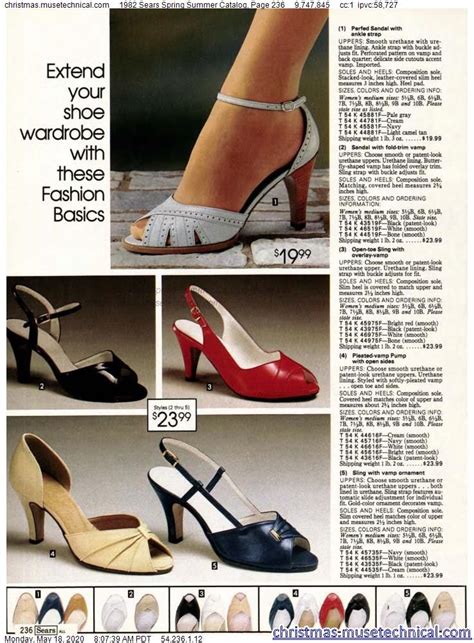 1982 sears spring summer catalog page 236 christmas catalogs and holiday wishbooks retro heels