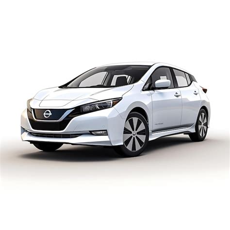 Premium Ai Image Car Isolated On White Background Nissan Leaf Worlds