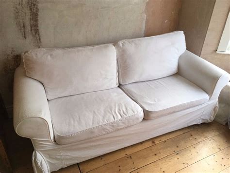 White Ikea Ektorp Two Seater Sofa Bed In Southville Bristol Gumtree