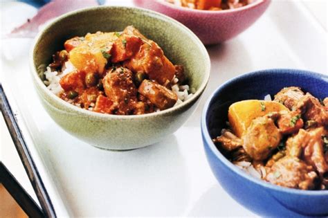 In a dutch oven, brown meat in oil in batches; Simple Lamb Curry Recipe - Taste.com.au