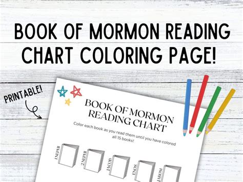 Find Your Perfect Printable Book Of Mormon Reading Chart 8 Options To