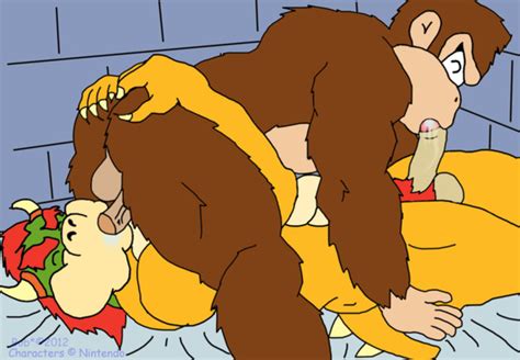 Rule 34 69 Abs Biceps Bowser Color Donkey Kong Donkey