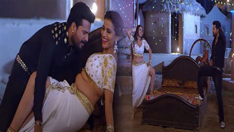 Watch Akshara Singh Bold Looks Shown In This Song Of Ritesh Pandeyरितेश पांडे के इस गाने में
