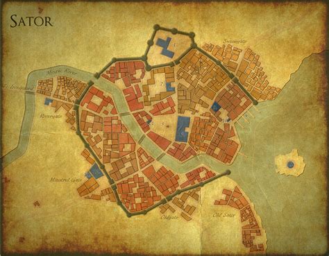 Map Based On The Wonderful Medieval City Generator Dndmaps