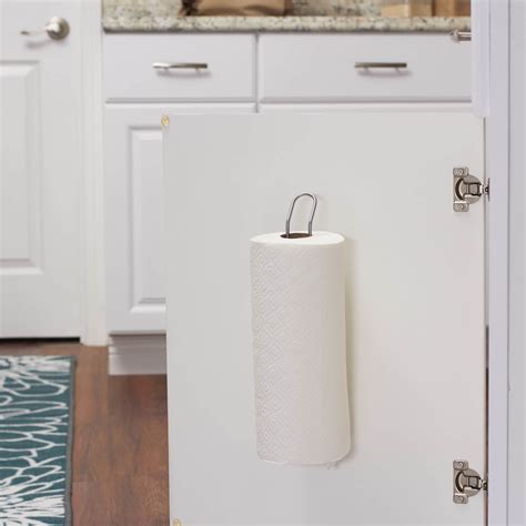Household Essentials Cabinet Door Paper Towel Holder Mount Walmart Com