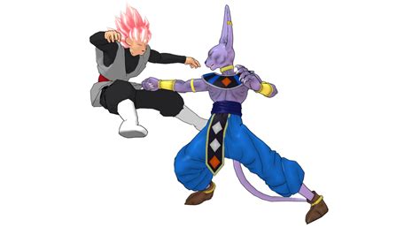 Ssjr Black Goku Vs Beerus 2 By Cyrilsmith On Deviantart