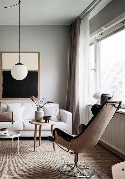 Minimal Studio Home Coco Lapine Design Minimalist Living Room