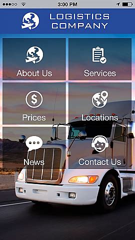 Our app developers accelerate the time to market. Use Logistics Company to make your free mobile app