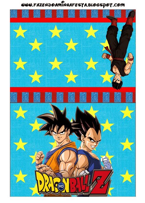 A teaser trailer for the first episode was released on june 21, 2018, 2 and shows the new characters fu ( フュー , fyū ) and cumber ( カンバー , kanbā ) , 3 the evil saiyan. Dragon Ball Z: Free Printable Candy Bar Labels. | Dragon ball z, Dragon ball, Candy bar labels