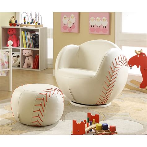Youth Baseball Chair And Ottoman Free Shipping Today
