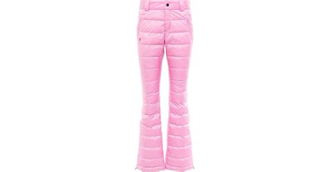 Perfect Moment Talia Quilted Ski Pants In Pink Lyst