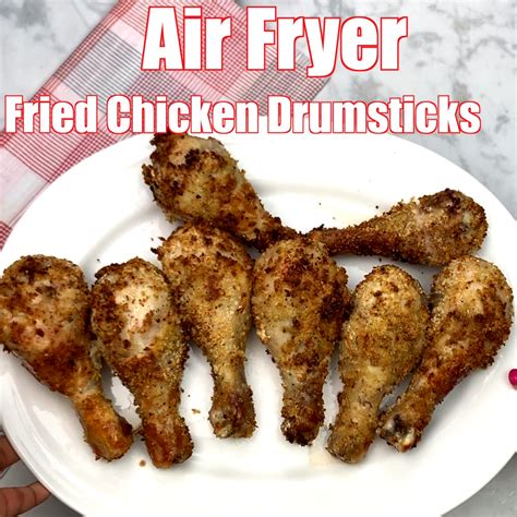 chicken air fryer legs fried drumsticks panko breaded recipe frozen crispy fry brand drumstick recipes